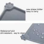 Silicone Pet Meal Mat – Waterproof, Anti-Slip Feeding Bowl Mat for Dogs & Puppies