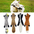 45cm No Stuffing Dog Toy – Squeakers & Crinkle for Interactive Play