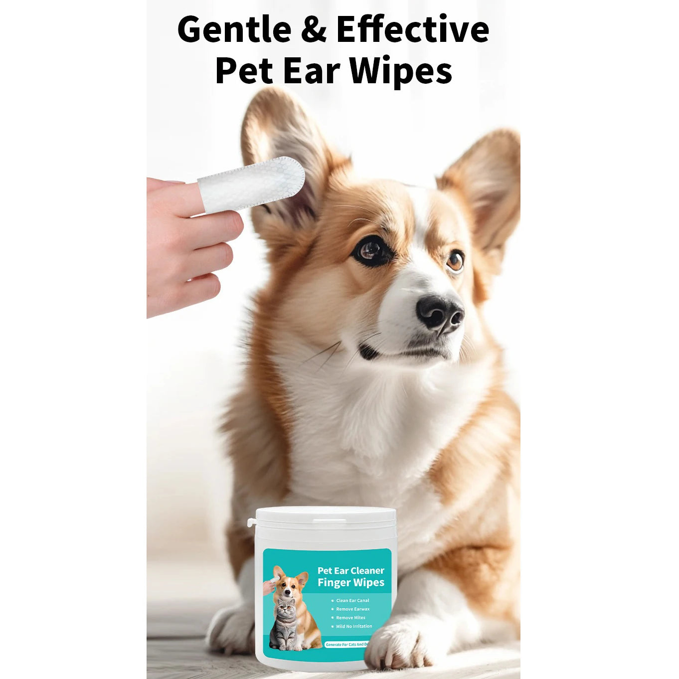 Dog Ear Wipes – Gentle Cleaning Care