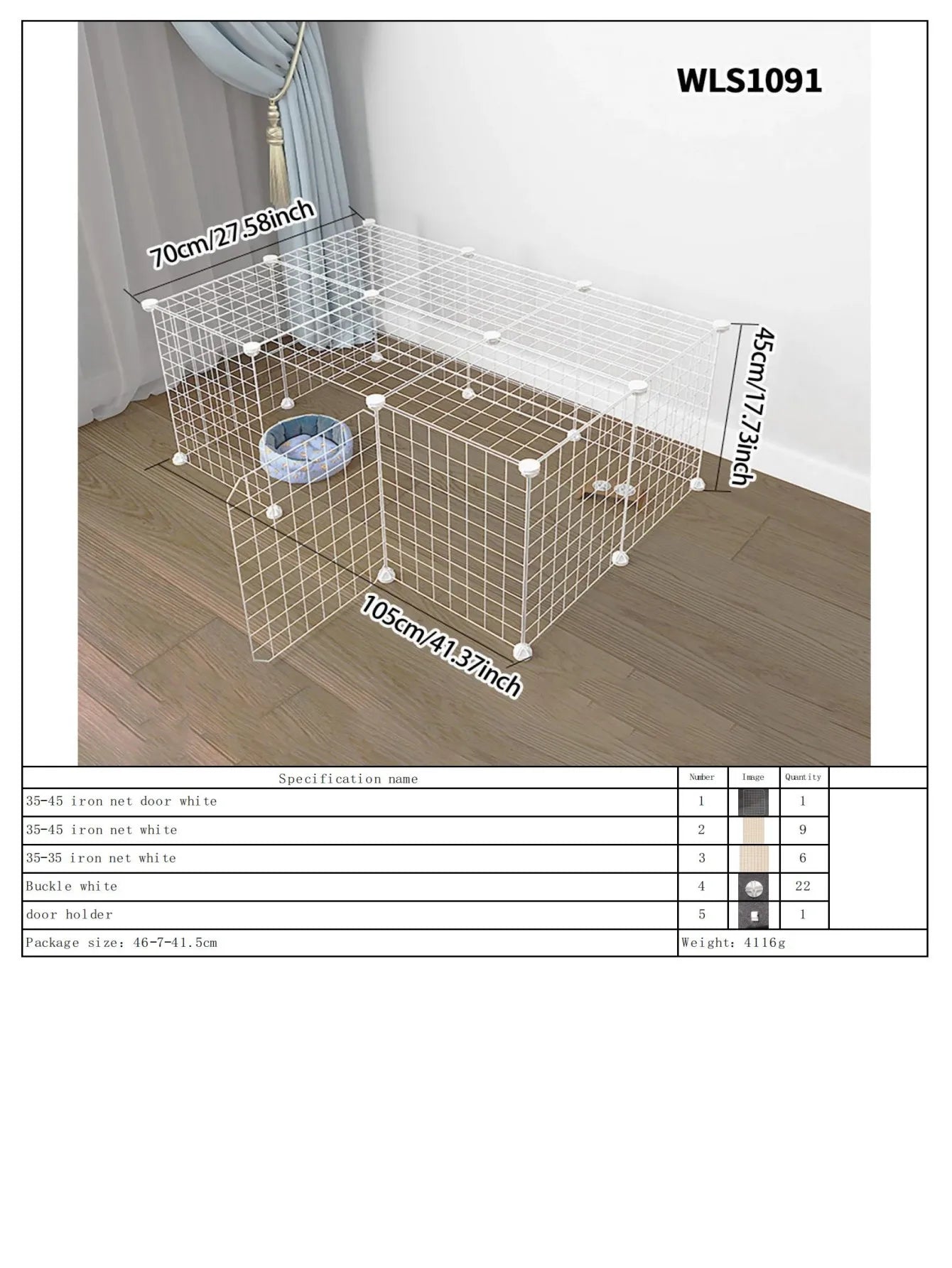Indoor Dog Playpen – Small Dog Fence