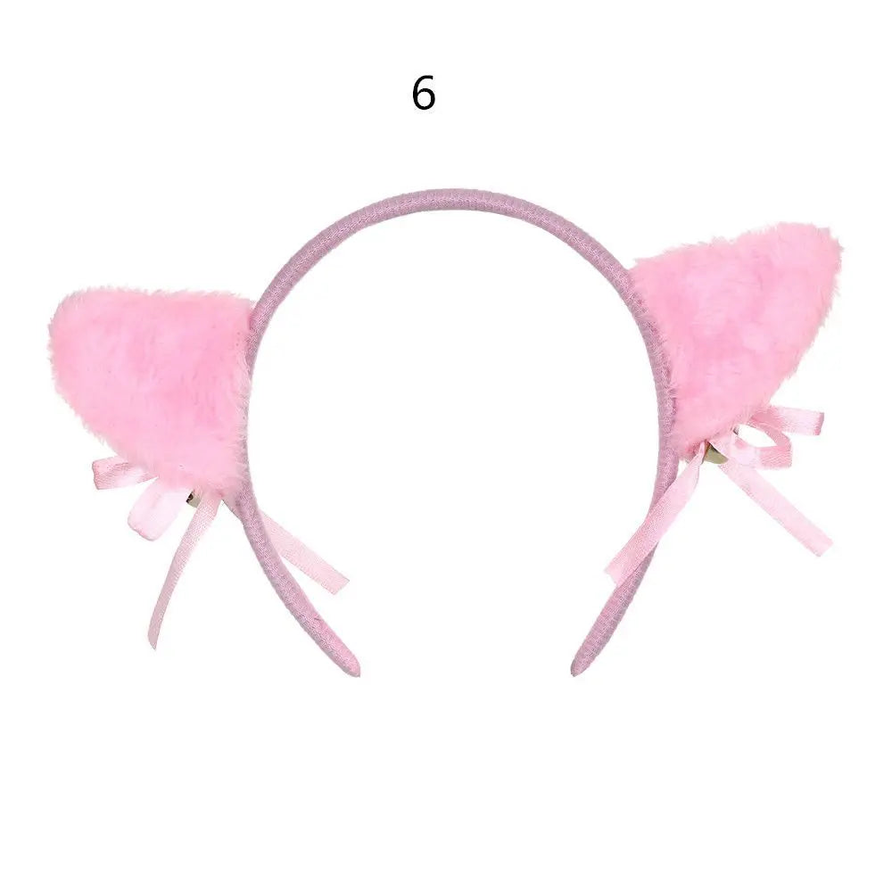 Plush Animal Ears Headband – Cosplay & Party Accessory