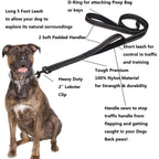 Dog Leash – Dual Handle Reflective Control