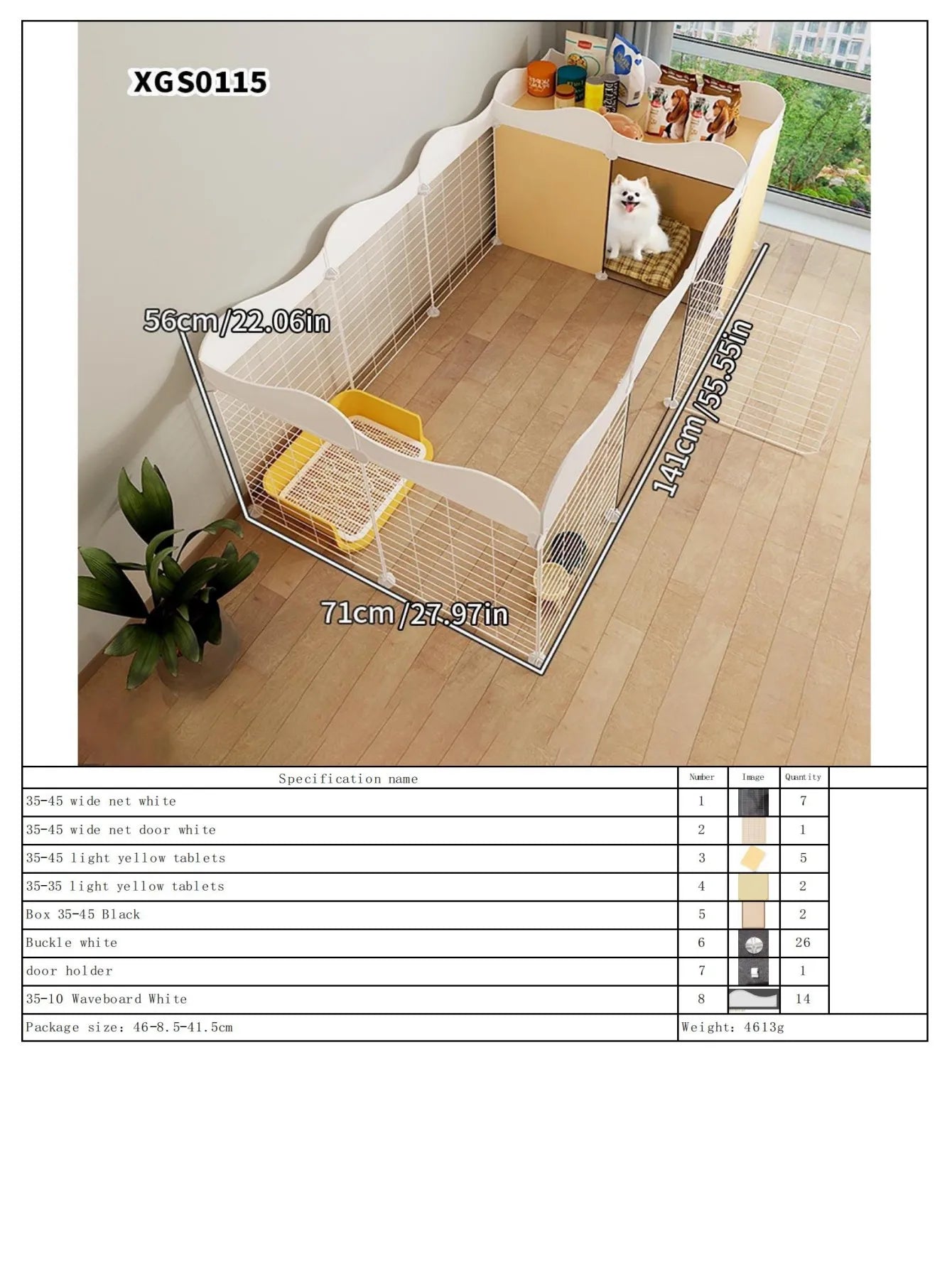 Indoor Dog Fence – Small Pet Playpen