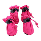 NONECN Dog Paw Protectors – Adjustable Drawstring Dog Socks, 4-Piece Set