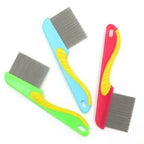 Self-Cleaning Dog Grooming Brush – Gentle Deshedding & Massage Comb