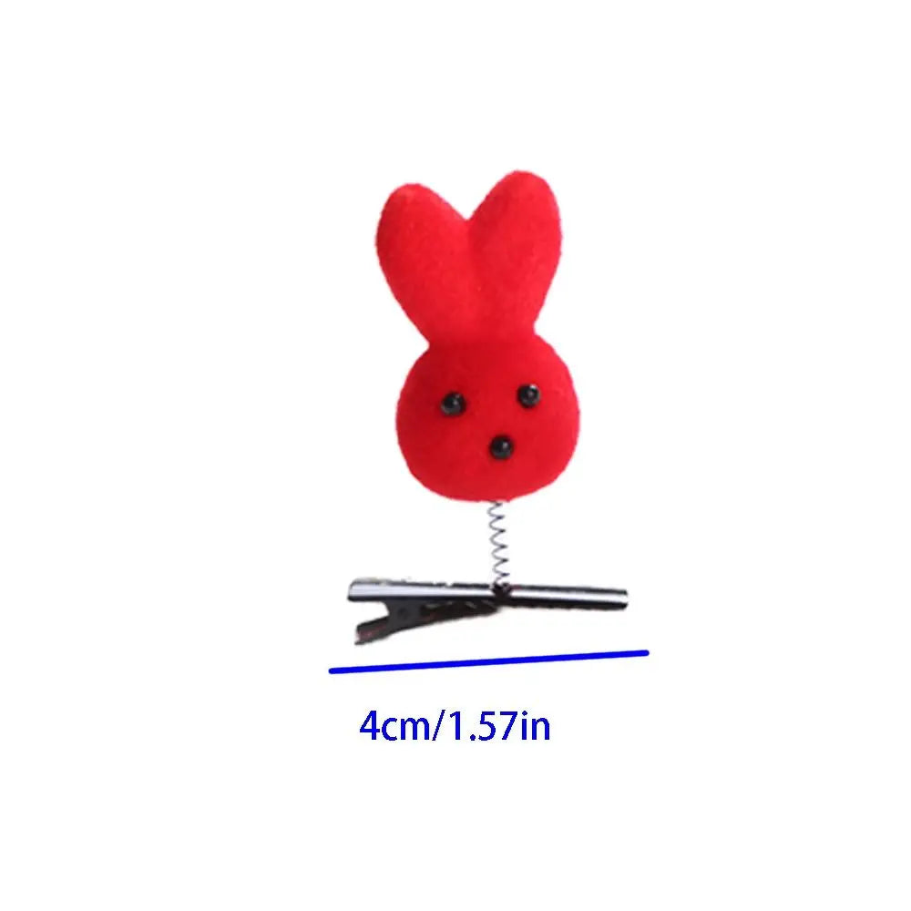 Duck Plush Hair Clip for Kids – 4cm Alloy Barrette Yellow & Red