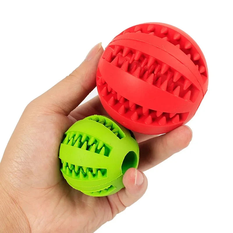 Interactive Rubber Ball – Teeth Cleaning Toy for Dogs