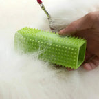 Silicone Rubber Dog Hair Remover Brush for Furniture, Car Seats & Carpets