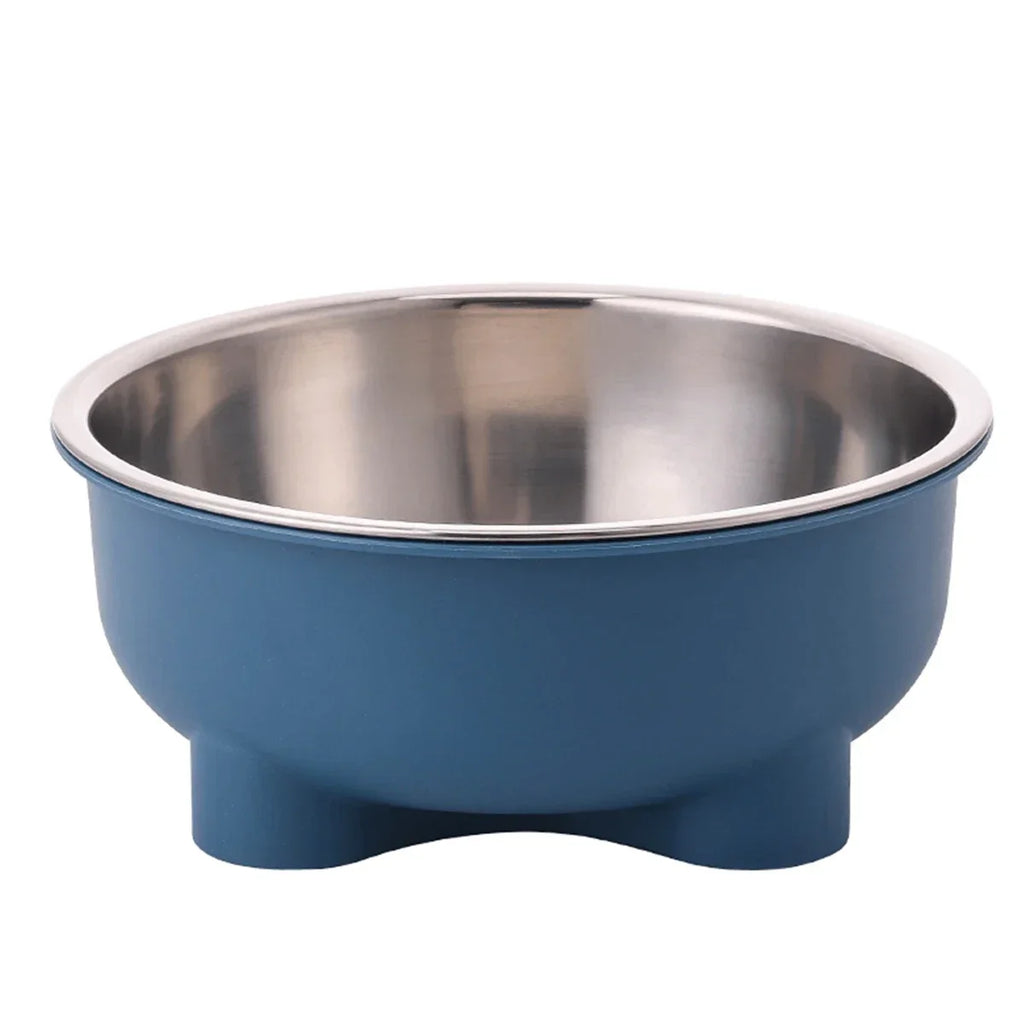 Stainless Steel Anti-Slip Dog Bowl – Detachable Easy-Clean Feeder