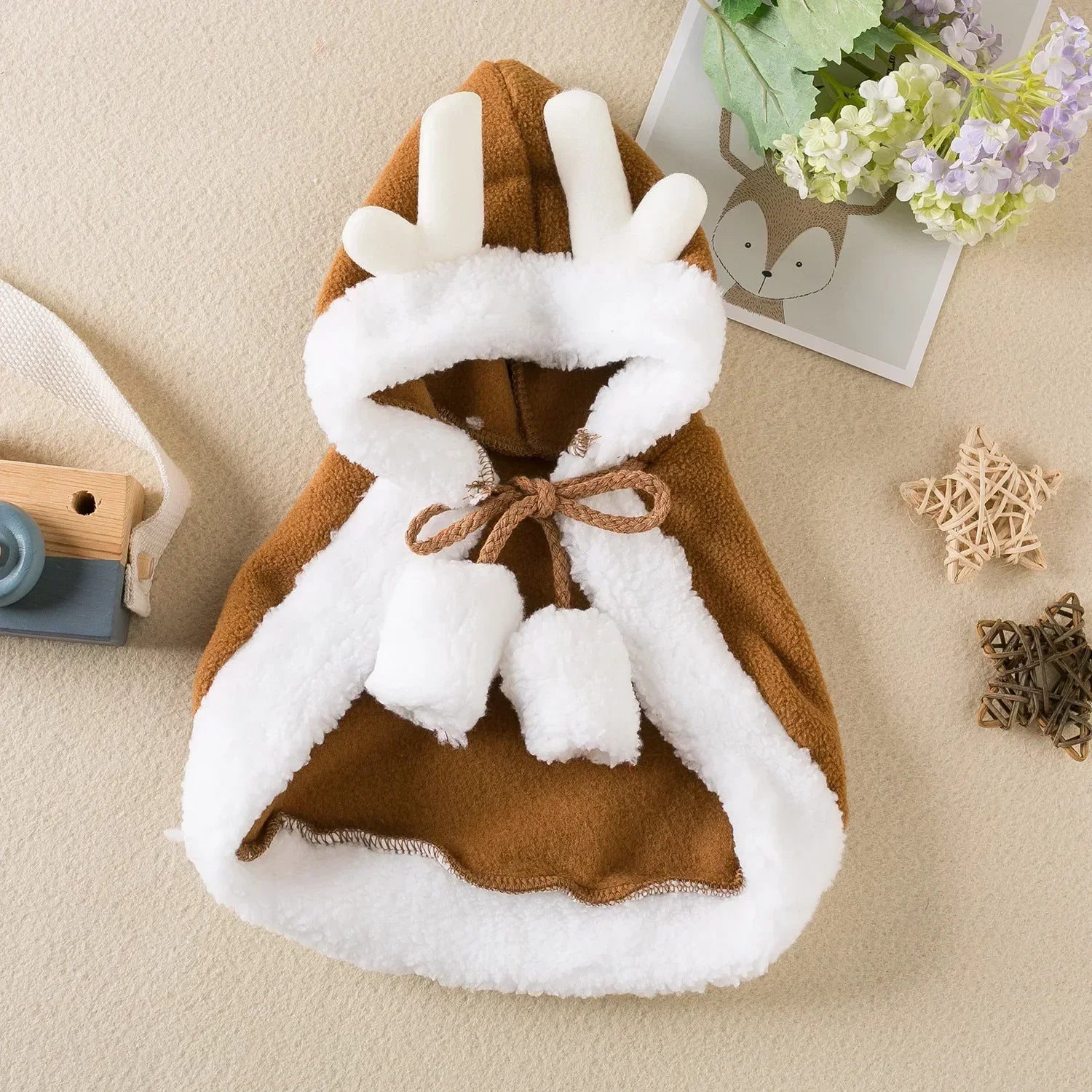 Dog Elf Cape – Small | Holiday Cosplay Costume | Elf Green
