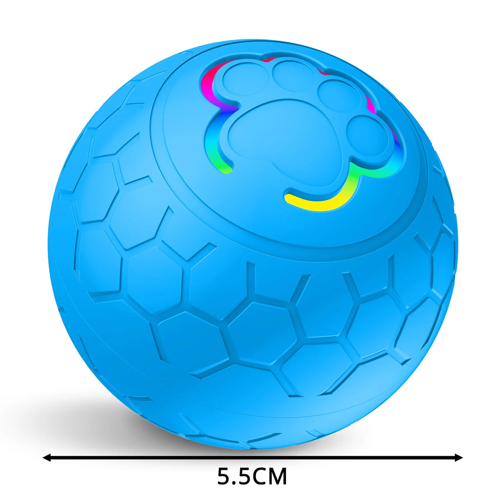LED Interactive Dog Ball – Automatic Moving & Color Changing Toy