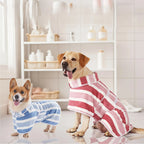 Quick-Dry Dog Bathrobe Towel – Absorbent Post-Bath Wrap