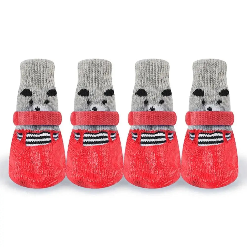 Waterproof Dog Boots – Non Slip Rubber Winter Paw Protectors