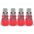 Waterproof Dog Boots – Non Slip Rubber Winter Paw Protectors