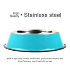 Non-Slip Stainless Steel Dog Bowl – Anti-Skid Food & Water Feeder (Multiple Sizes)