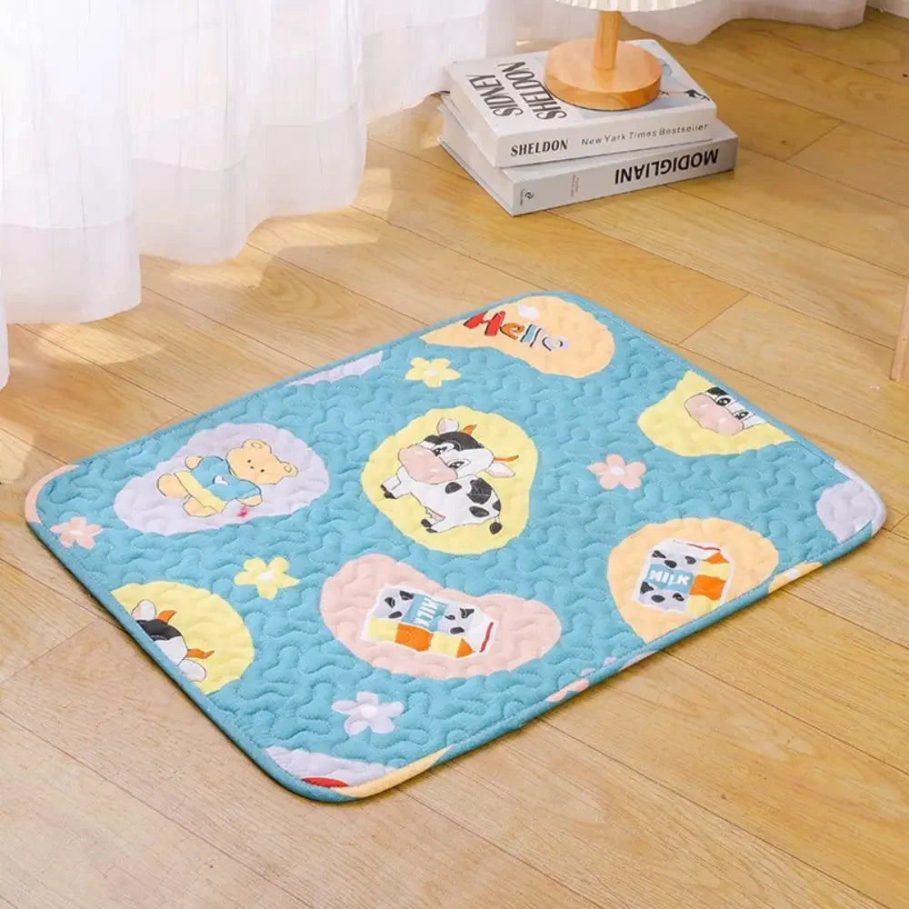 Washable Dog Cooling Mat – Breathable Summer Ice Pad for Small & Medium Dogs