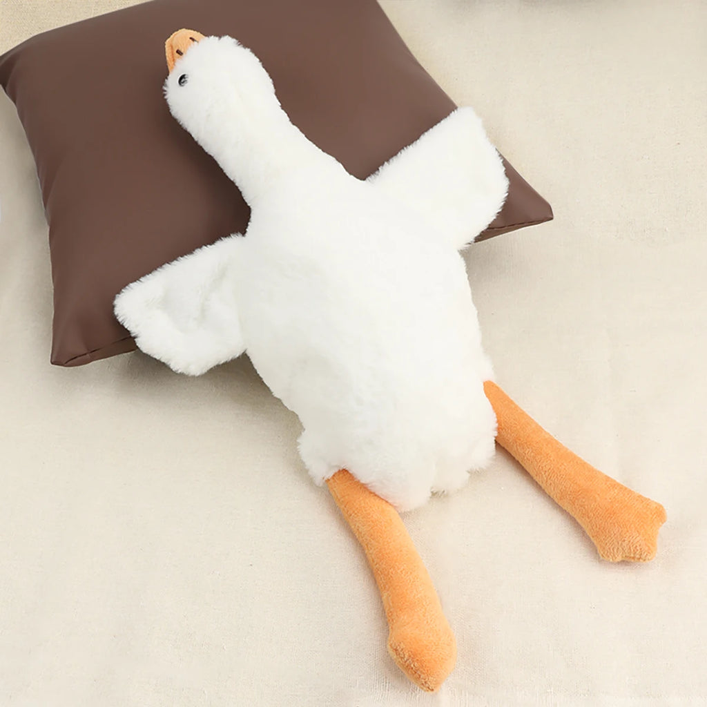 50cm Soft Goose Plush Dog Toy – Calming Anxiety Relief