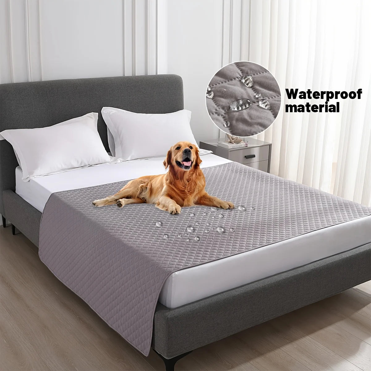 Anti-Leaking Non-Slip Dog Bed Cover – Mattress Protector for Sofa, Bed & Car