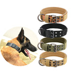 Nylon Tactical Dog Collar – Quick Release Adjustable Fit