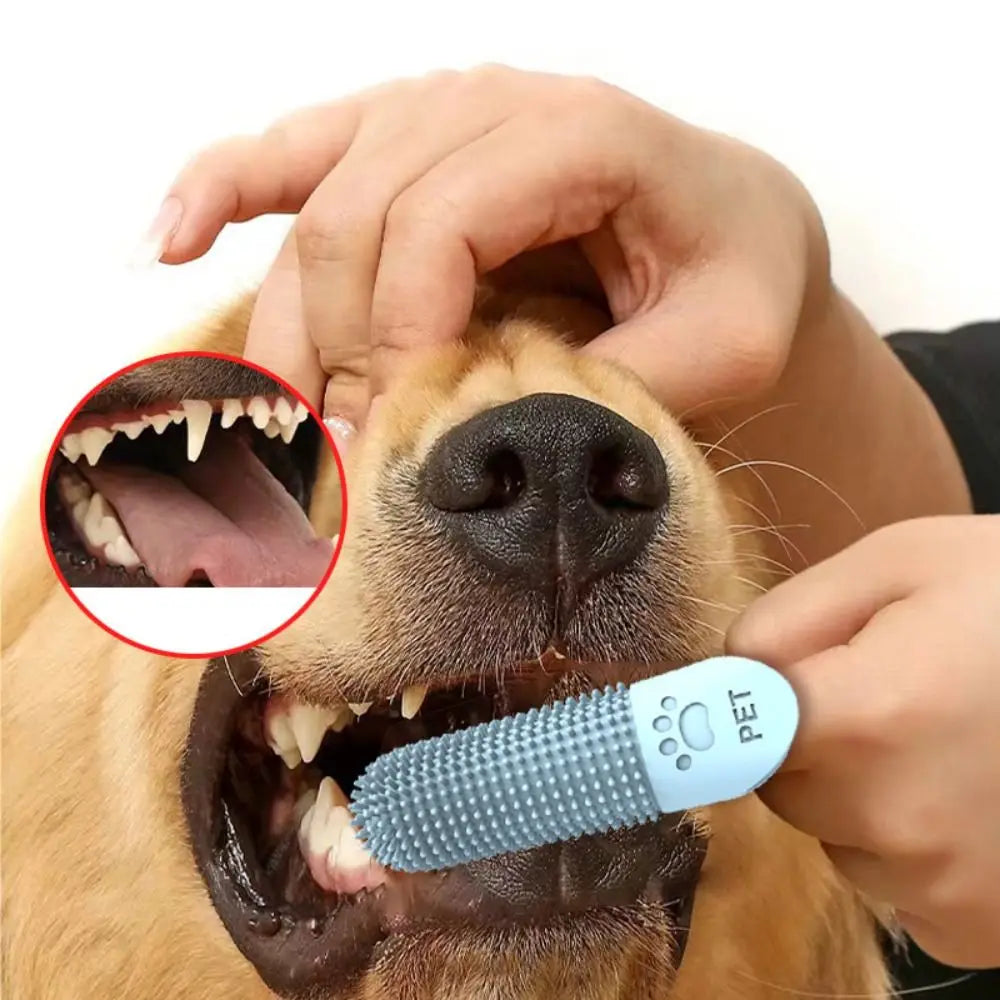 360° Dog Finger Toothbrush - Silicone Pet Dental Brush | Despitego