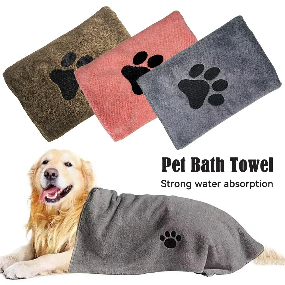 Microfiber Pet Bath Towel for Dogs – Super Soft and Highly Absorbent