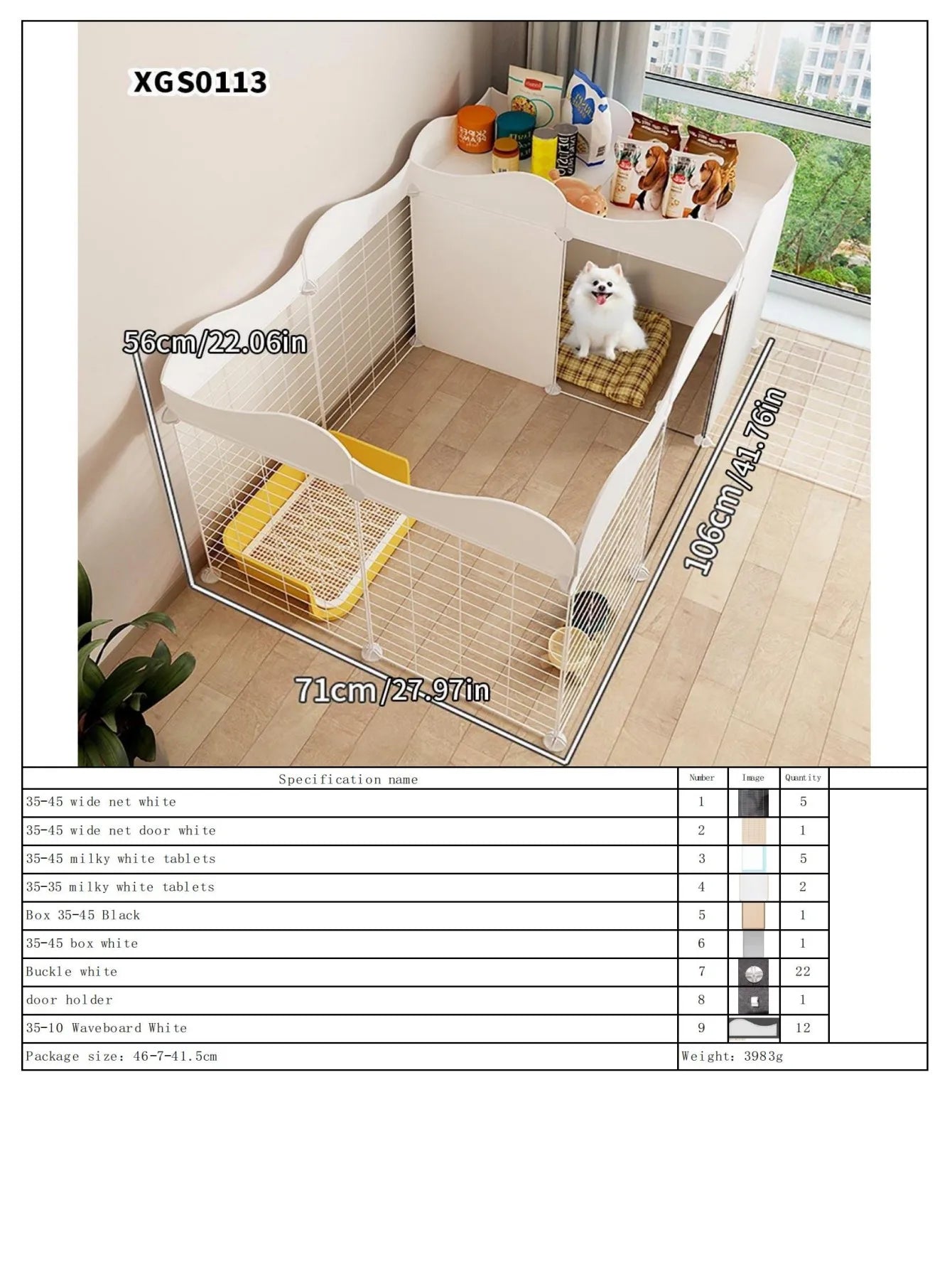 Indoor Dog Fence – Small Pet Playpen