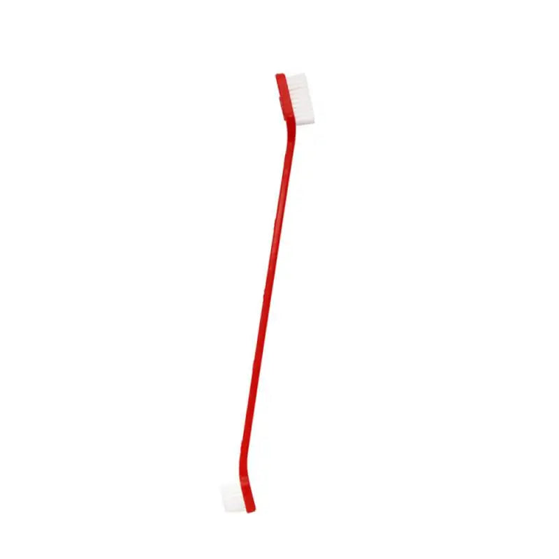 Double Head Dog Toothbrush – Multi-Angle Nylon Bristle Cleaner