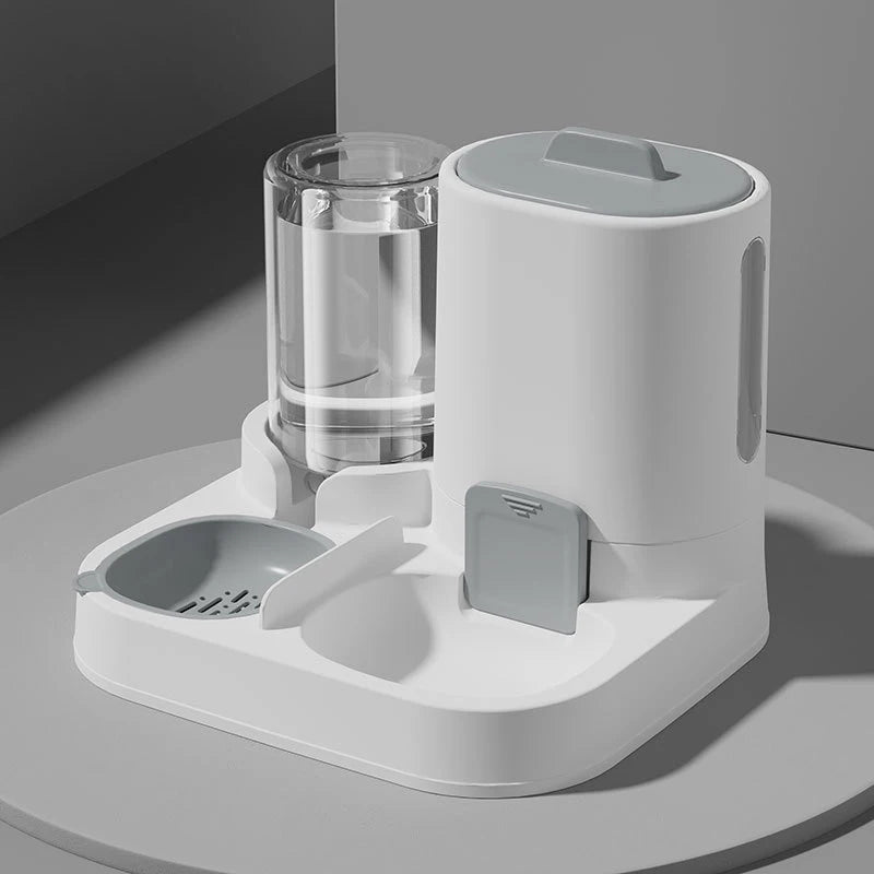 2-in-1 Automatic Dog Feeder & Waterer – Gravity Flow Hydration Station