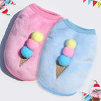 Kajipetcn Winter Fleece Dog Coat – Warm Jacket for Small & Medium Dogs