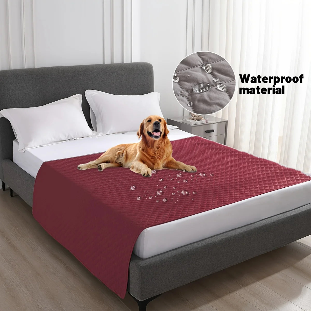 Anti-Leaking Non-Slip Dog Bed Cover – Mattress Protector for Sofa, Bed & Car