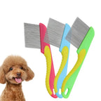 Self-Cleaning Dog Grooming Brush – Gentle Deshedding & Massage Comb