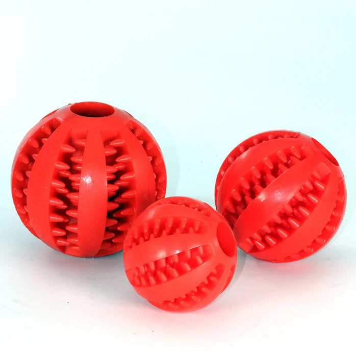 Interactive Rubber Ball – Teeth Cleaning Toy for Dogs