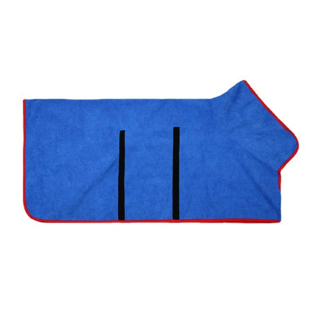 Pet Bath Towel & Bathrobe for Dogs – Absorbent Quick-Dry Wrap