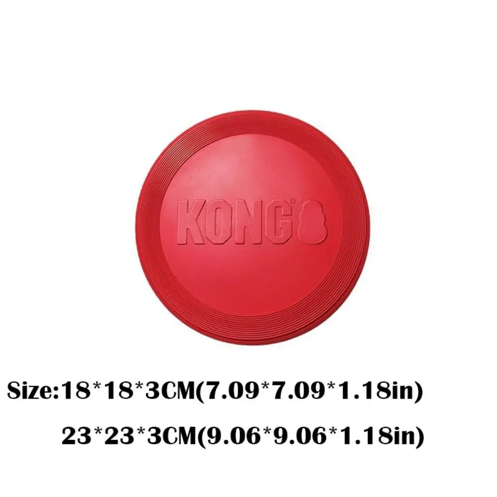 KONG Flyer Dog Disc – Durable Rubber Flying Disc for Fetch