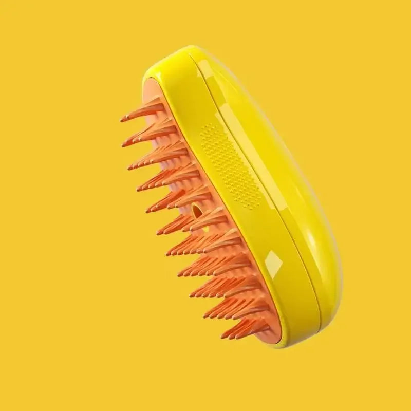 3-in-1 Electric Pet Hair Brush – Steam Spray, Massage & Hair Removal