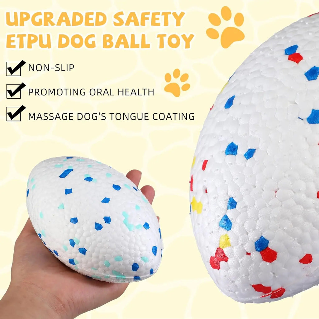 Durable Football Dog Toy for Aggressive Chewers – Floating Fetch