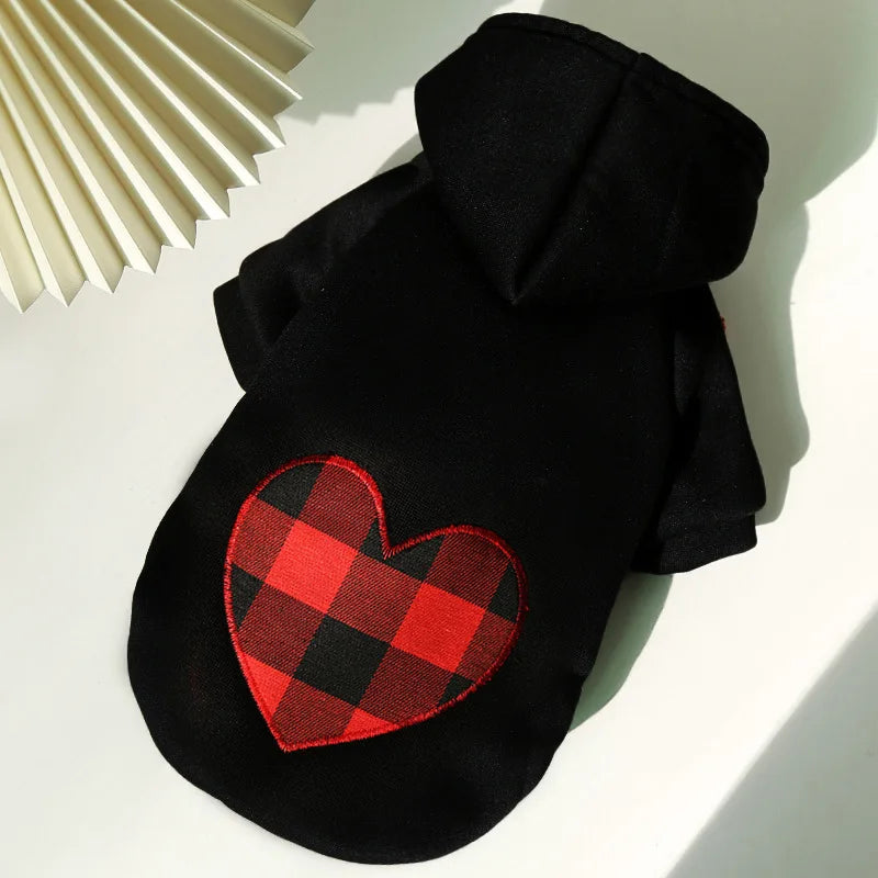 Reversible Plaid Dog Winter Coat – Fleece Lined Warm Jacket