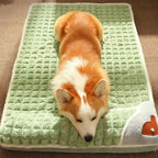 Washable Winter Dog Bed – Thickened Orthopedic Mat with Removable Cover for Small to Large Dogs