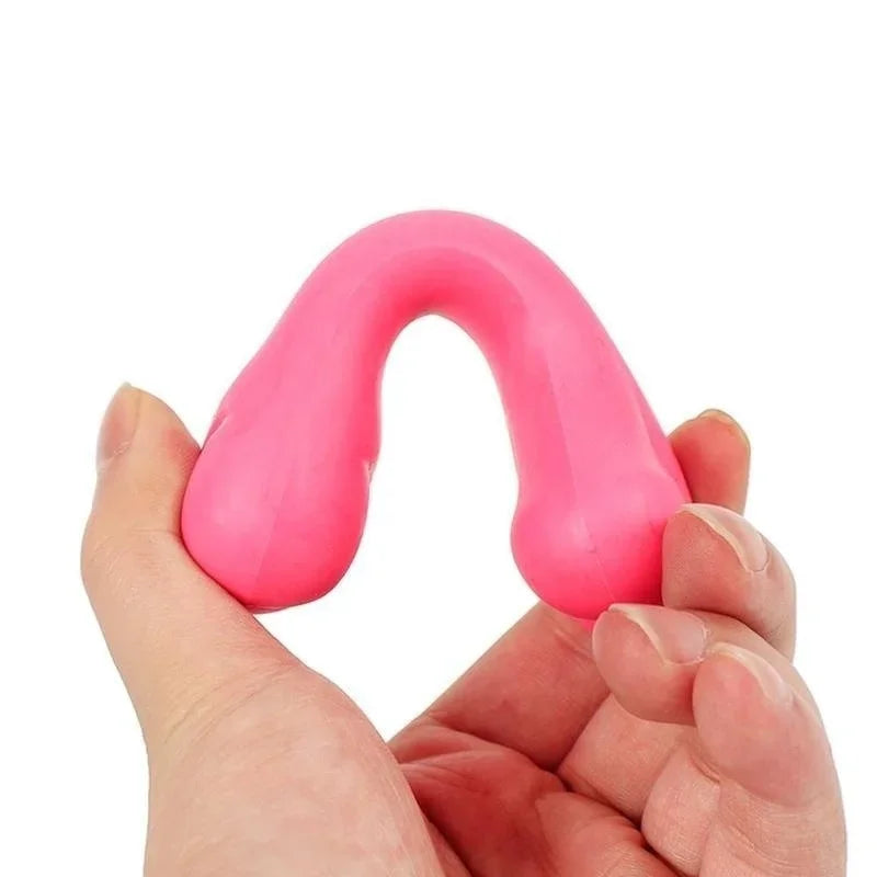 Rubber Dental Bone Toy for Small Dogs – Training, Fetch, and Teething Relief