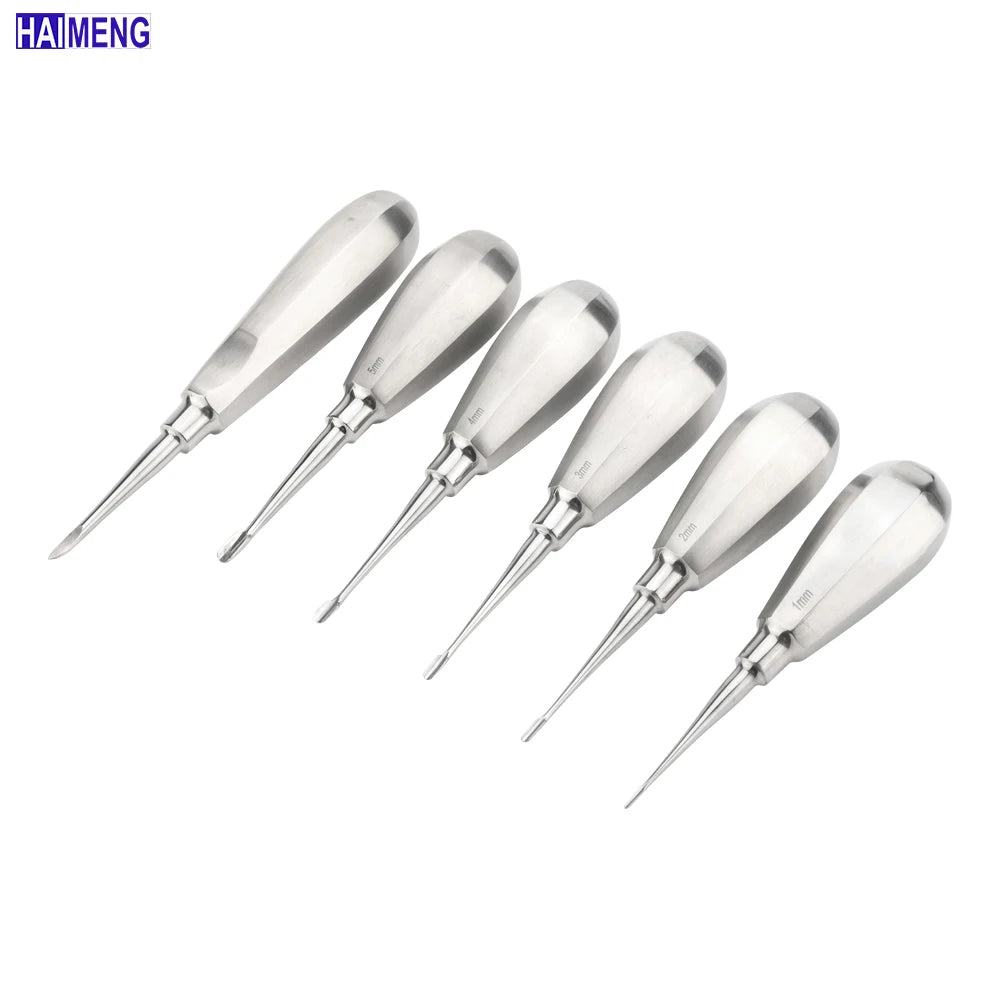 Veterinary Dental Tooth Elevator Set – Stainless Steel Rodent & Small Dog Tool