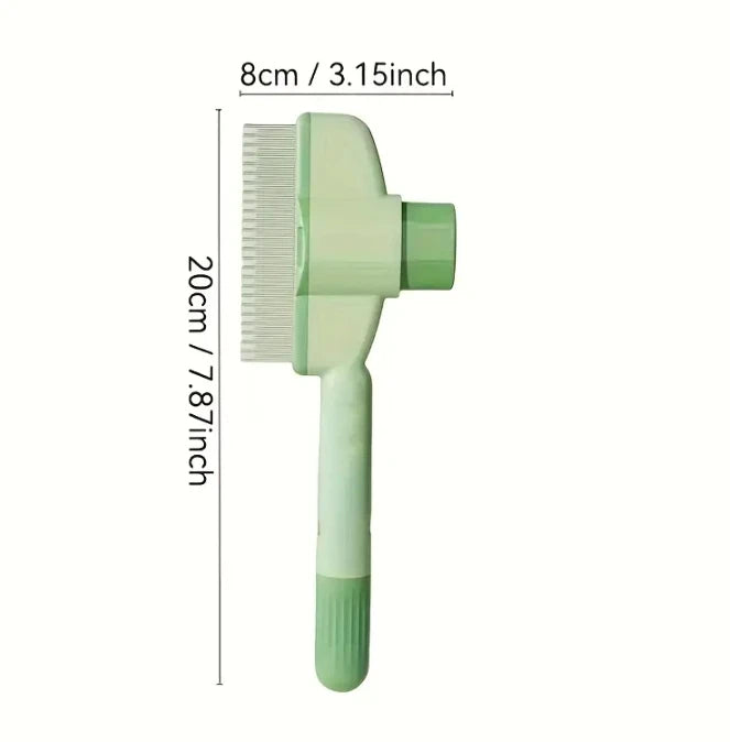 Dog Hair Knot Comb – Self Cleaning Floating Hair Removal Grooming Brush for Dogs