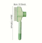 Dog Hair Knot Comb – Self Cleaning Floating Hair Removal Grooming Brush for Dogs