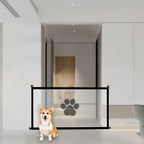 Dog Safety Gate – Portable Mesh Barrier