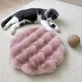 Round Insulated Dog Mat – Non-Slip Washable Plush Sleeping Pad for Small Dogs