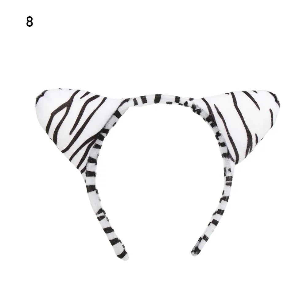 Plush Animal Ears Headband – Cosplay & Party Accessory