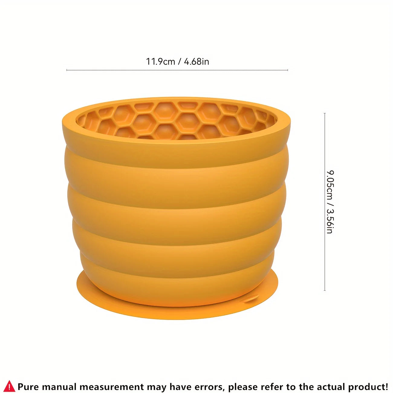 Silicone Slow Feeder Dog Bowl with Suction Cup – Non-Slip Healthy Eating Dish