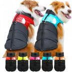 Winter Dog Hoodie Coat – 100% Cotton Warm Outdoor Jacket