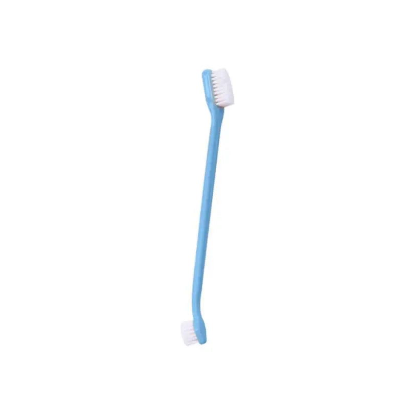 Double Head Dog Toothbrush – Multi-Angle Nylon Bristle Cleaner