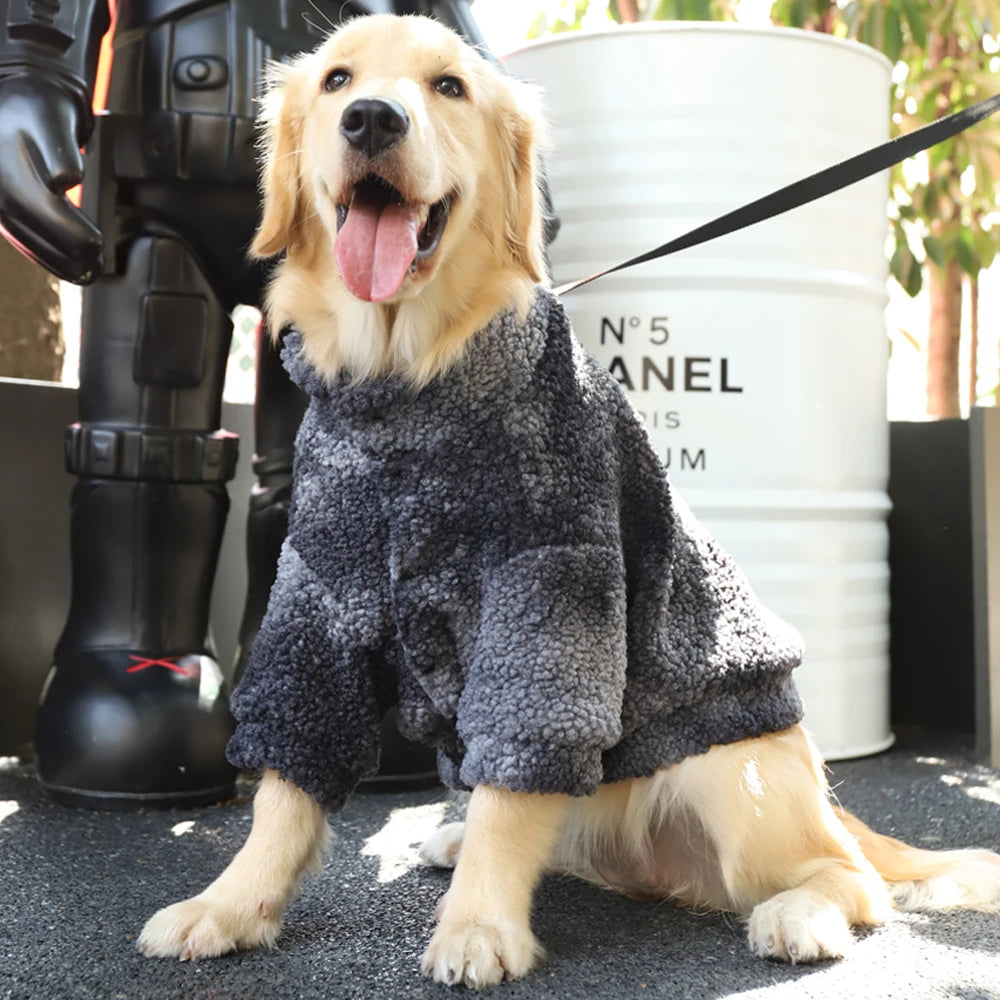 Lambswool Dog Winter Coat – Windproof Large Breed Jacket 3XL-7XL