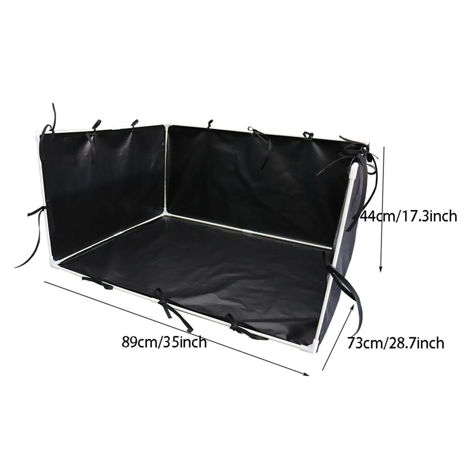 Indoor Dog Potty Fence – Leakproof Training Pad Holder